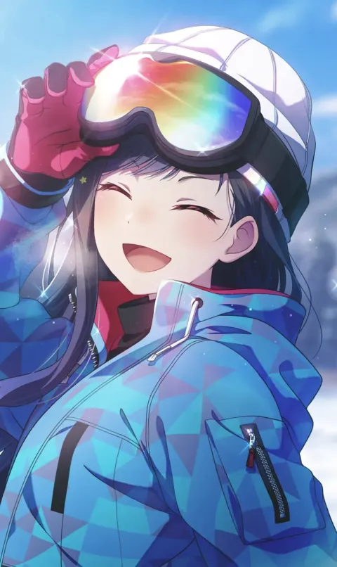 照亮银色的滑雪场（花前）